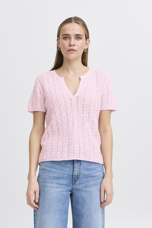 Jersey de punto rosa DOTS