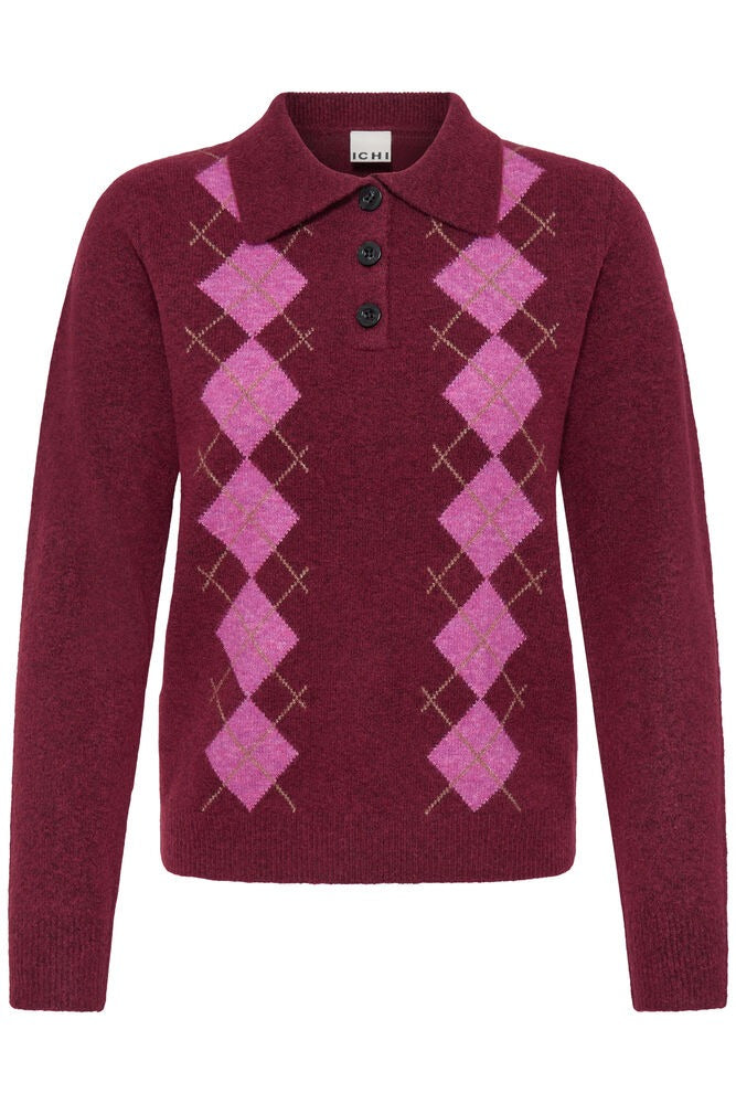Jersey rombos rosa DASILA POLO