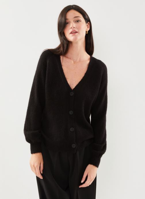 Cárdigan negro con alpaca DENISSE