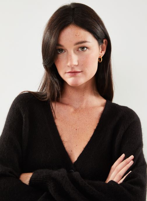 Cárdigan negro con alpaca DENISSE