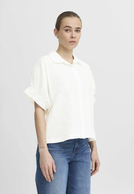 Camisa corta blanca SUMI