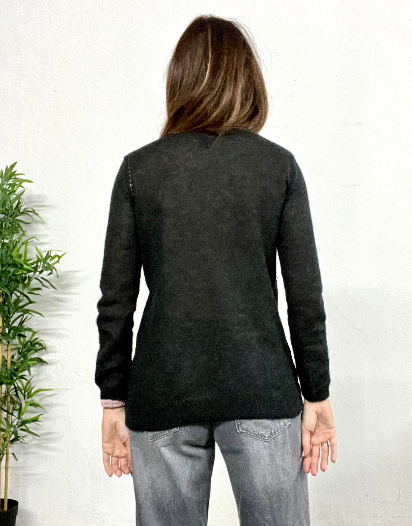 Jersey gris oscuro Mango