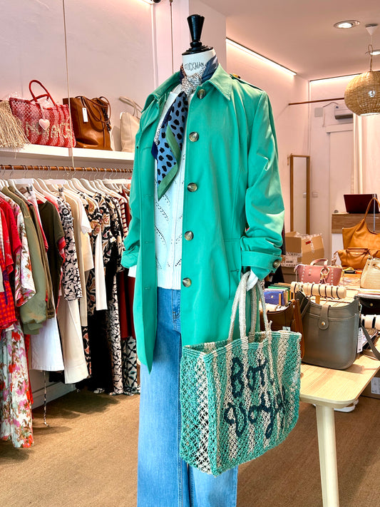Gabardina verde EMILY