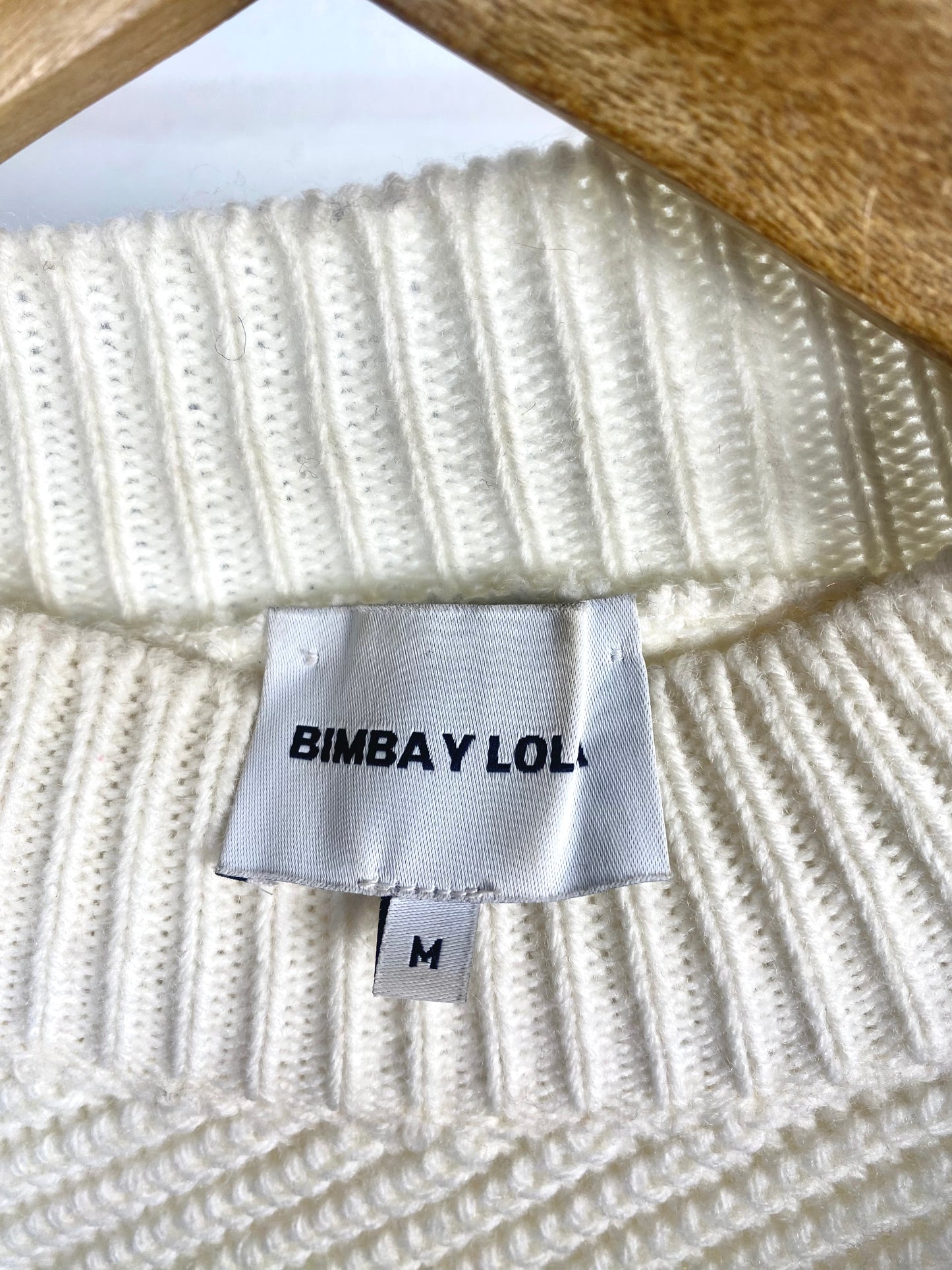 Jersey blanco crudo oversize Bimba y Lola