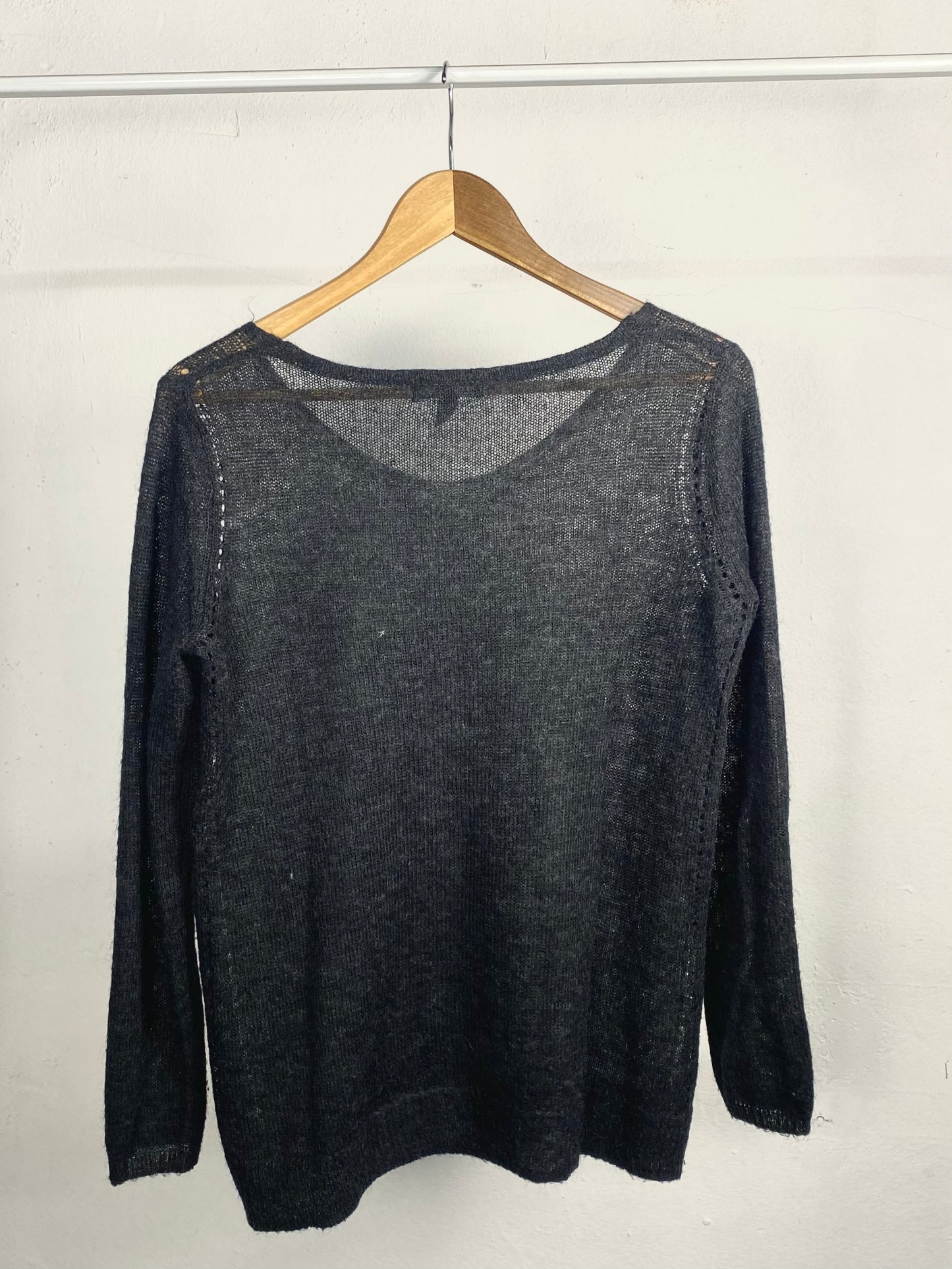 Jersey gris oscuro Mango