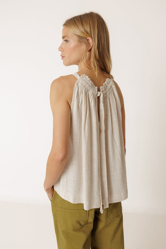 Top halter bordado DAMA