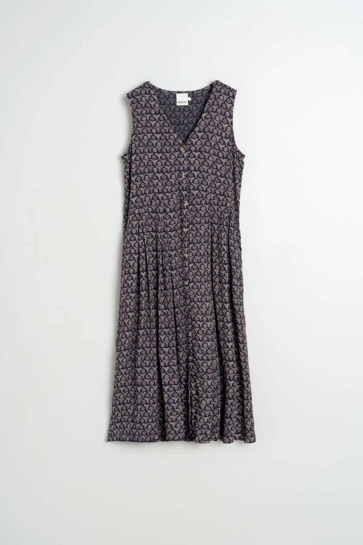 Vestido escote pico sin mangas DOCK