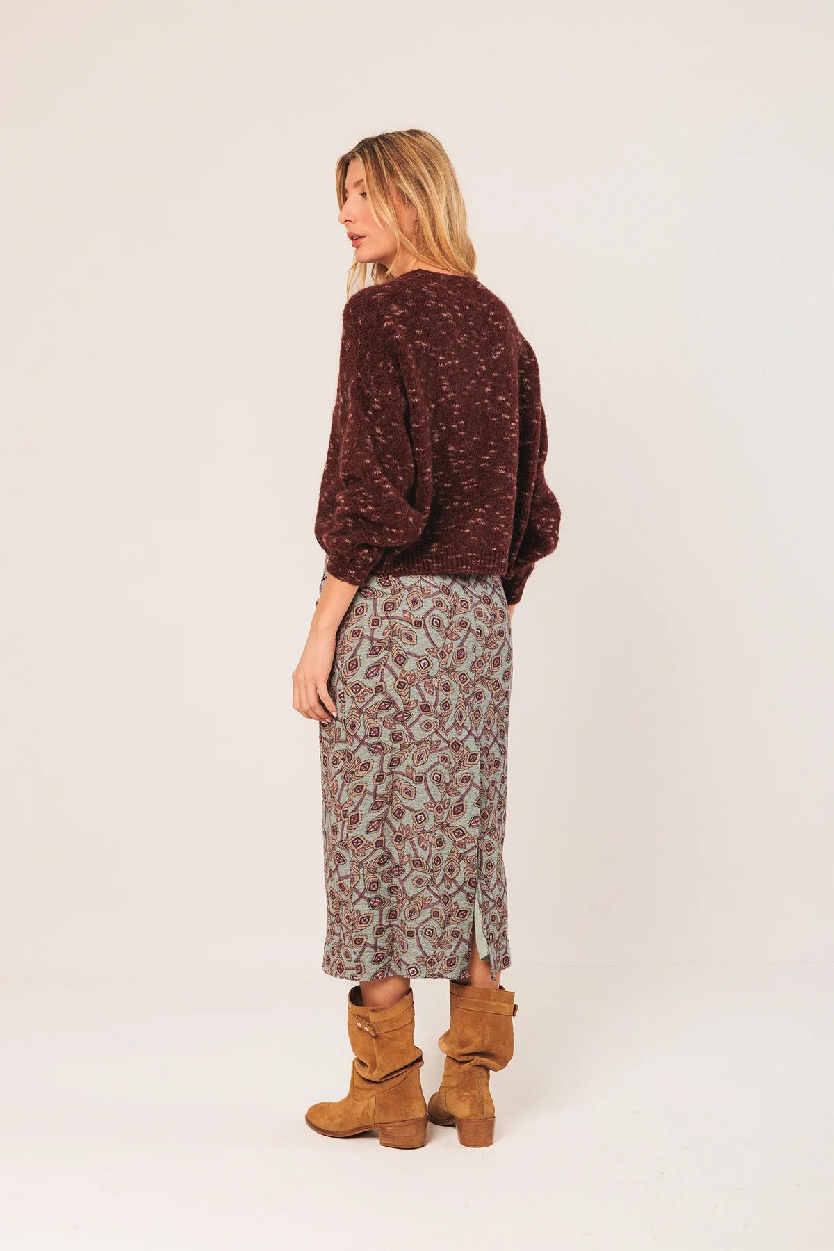 Jersey berenjena corto BRENDA