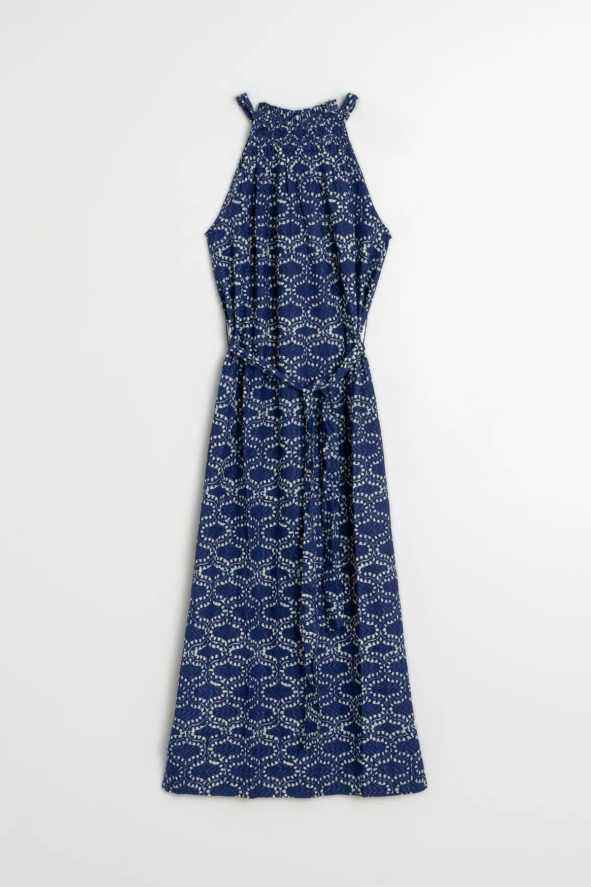 Vestido cuello halter DACIA