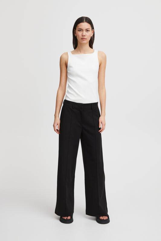 Pantalón ancho negro LENA