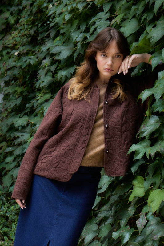 Chaqueta acolchada bordados ASPEN