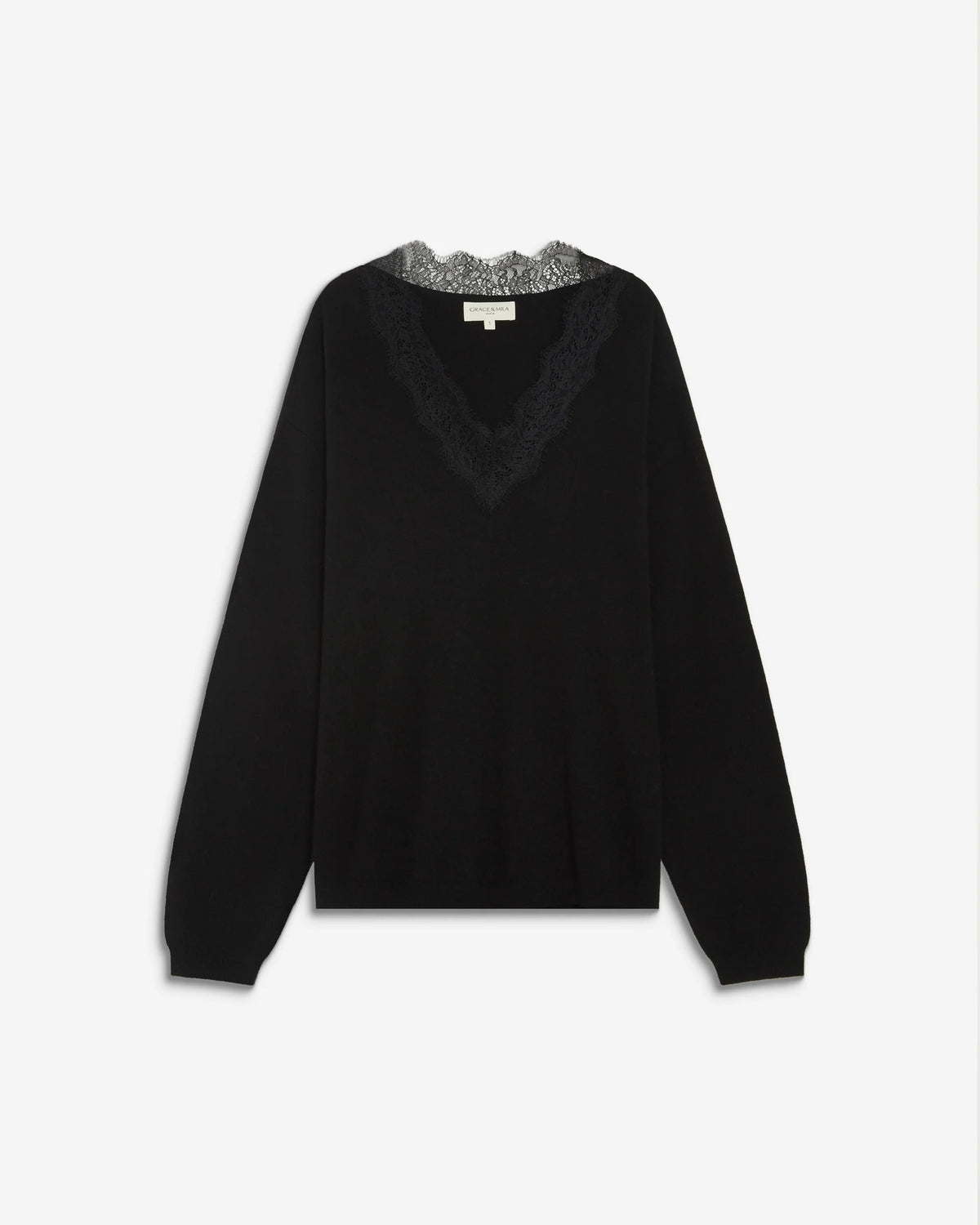 Jersey negro encaje SAGO