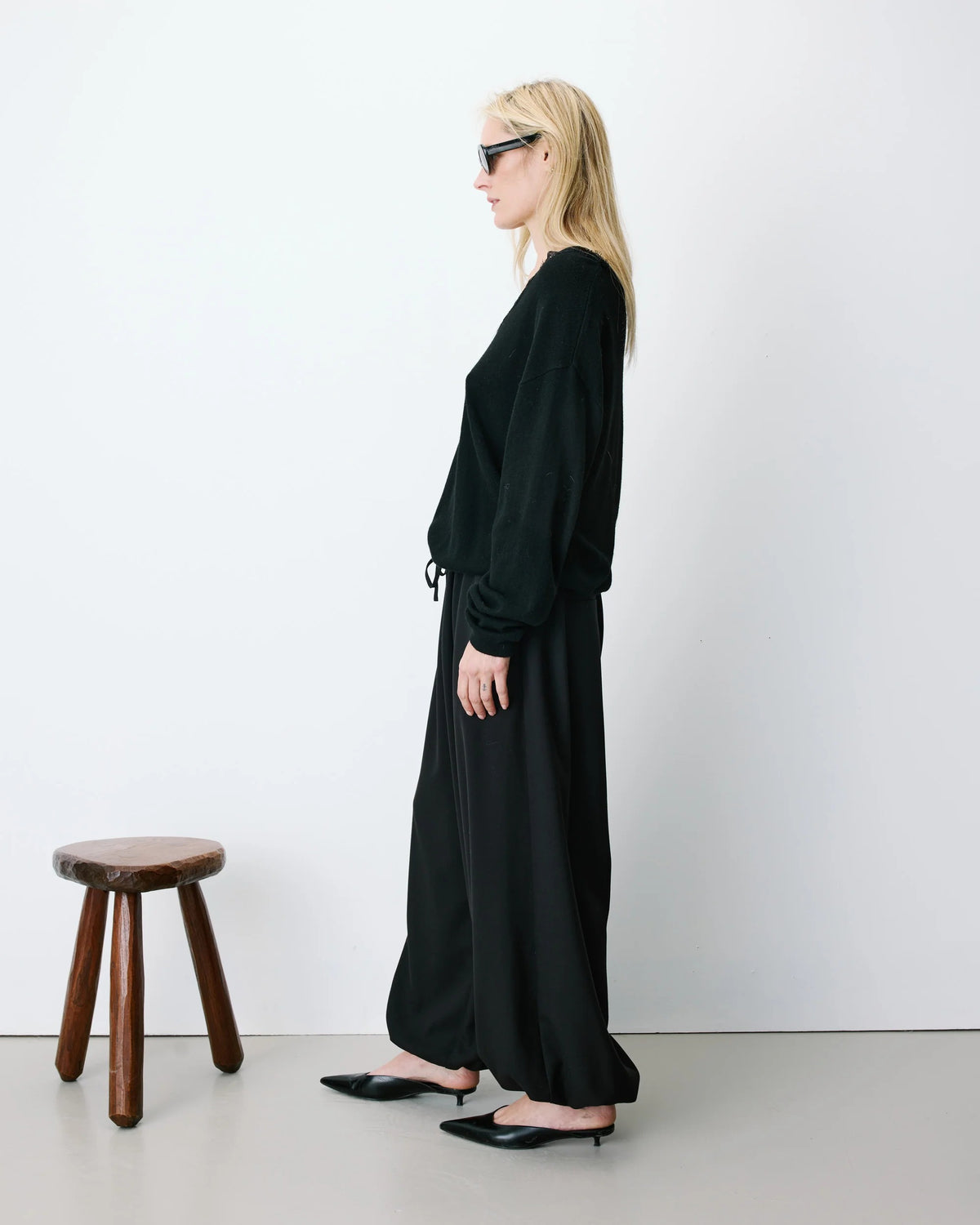 Jersey negro encaje SAGO