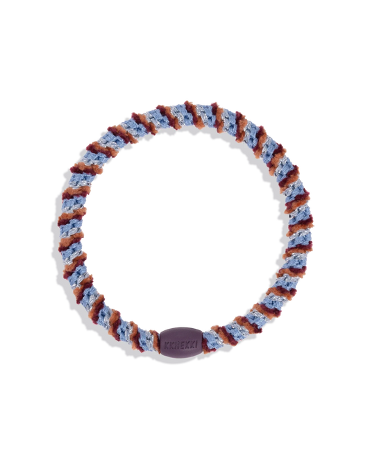 Goma de pelo KKNEKKI SLIM mix skyblue terracota velvet