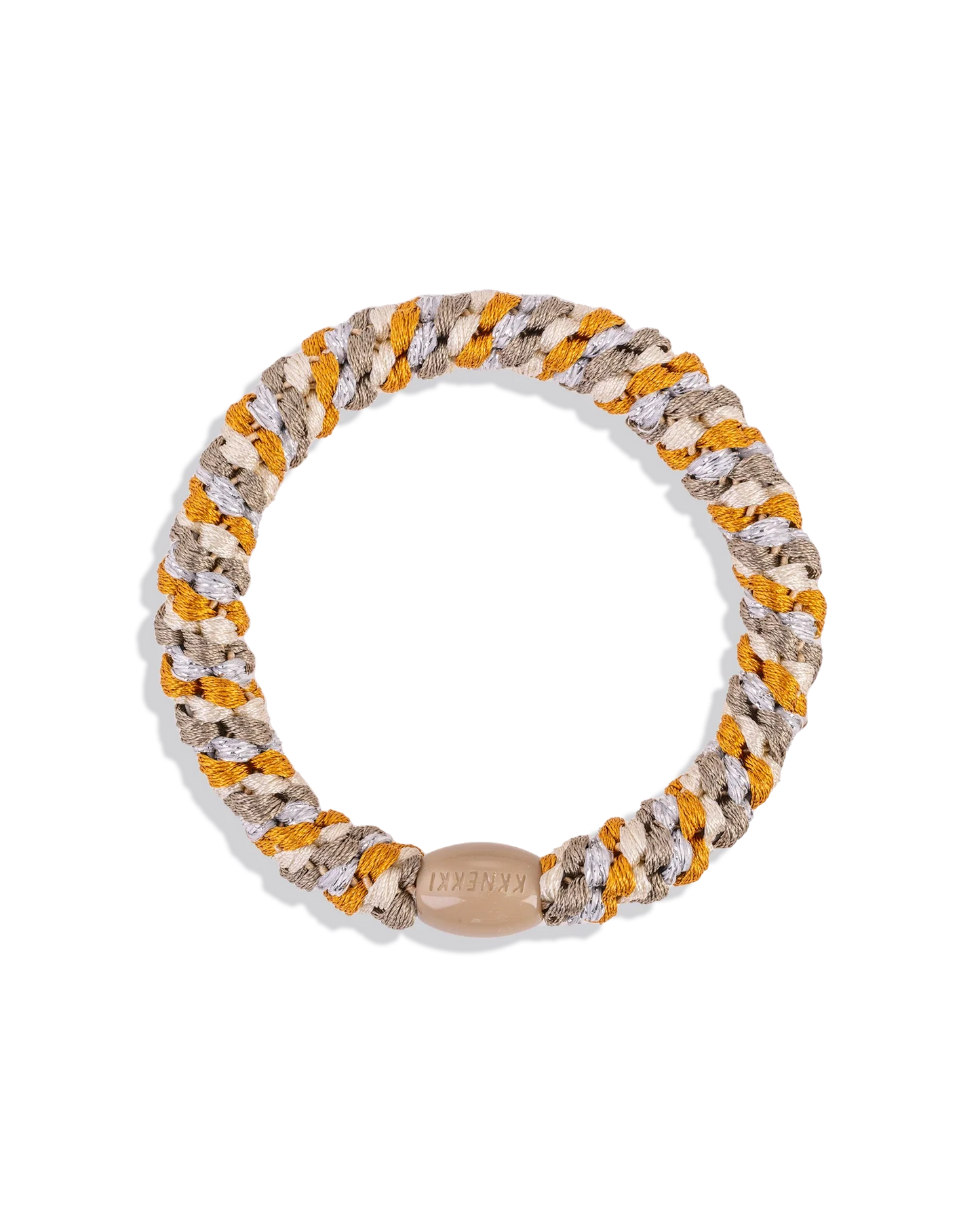 Goma de pelo KKNEKKI mix curry camo silver glitter