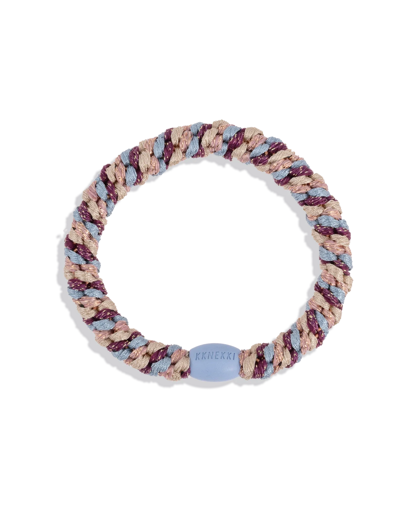 Goma de pelo KKNEKKI mix light blue grape glitter