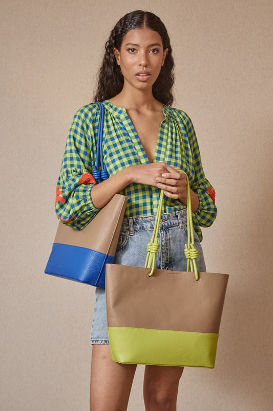 Blusa vichy verde LAURA