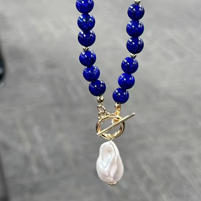 Collar de cuentas con perla ARIEL