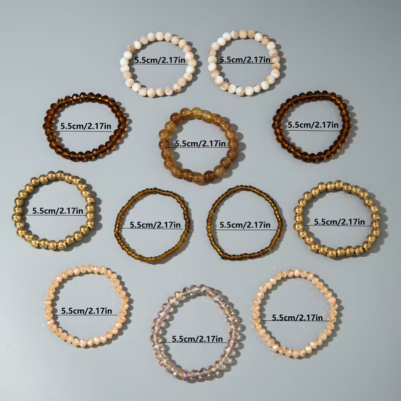 Pulseras de cuentas mix BLANDINE