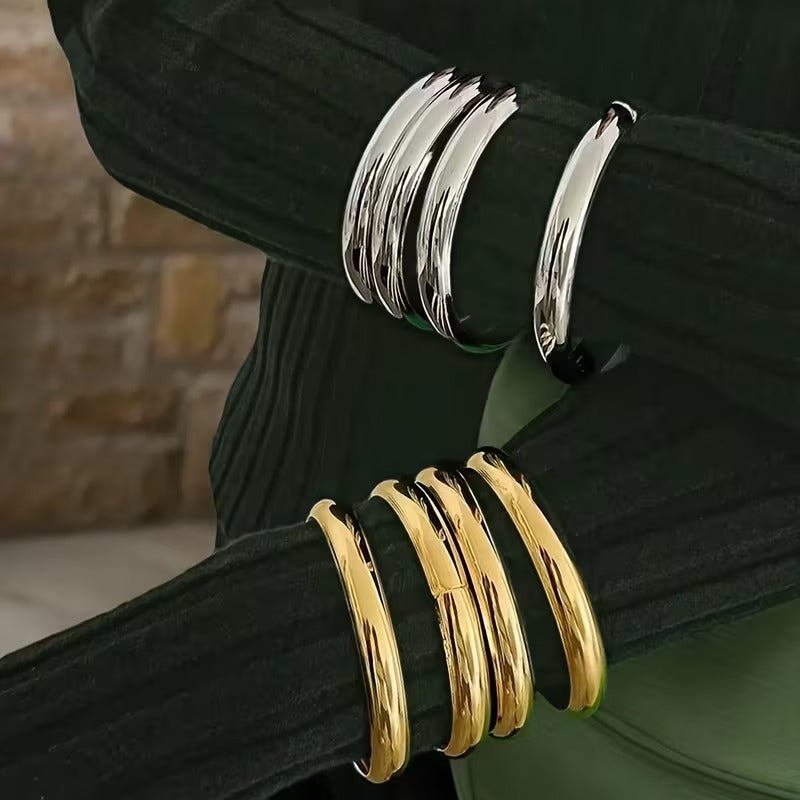 Set de 4 pulseras de aro BALIAE