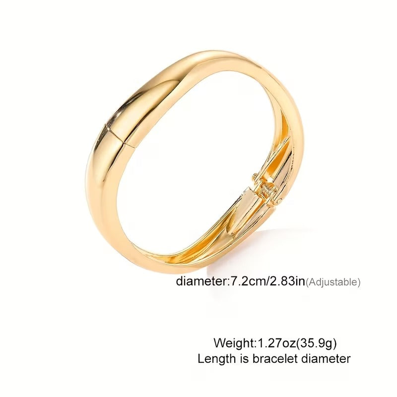 Pack dos pulseras doradas BABETTE