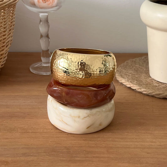 Set pulseras anchas boho RETRO