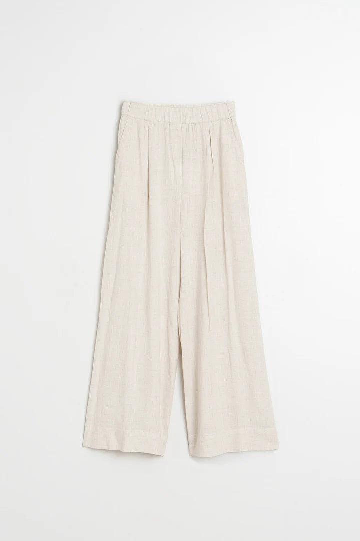 Pantalón fluido de lino DAMA