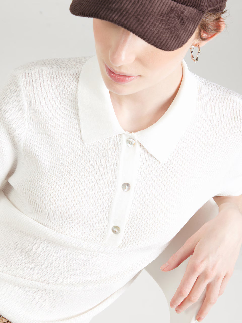 Polo blanco DILIA