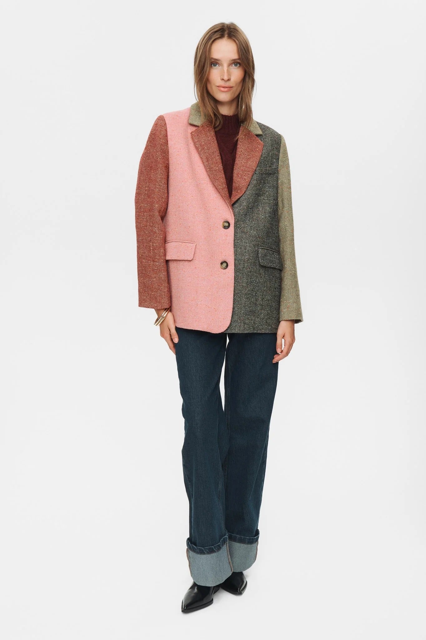 Blazer tweed multicolor CAVIAR