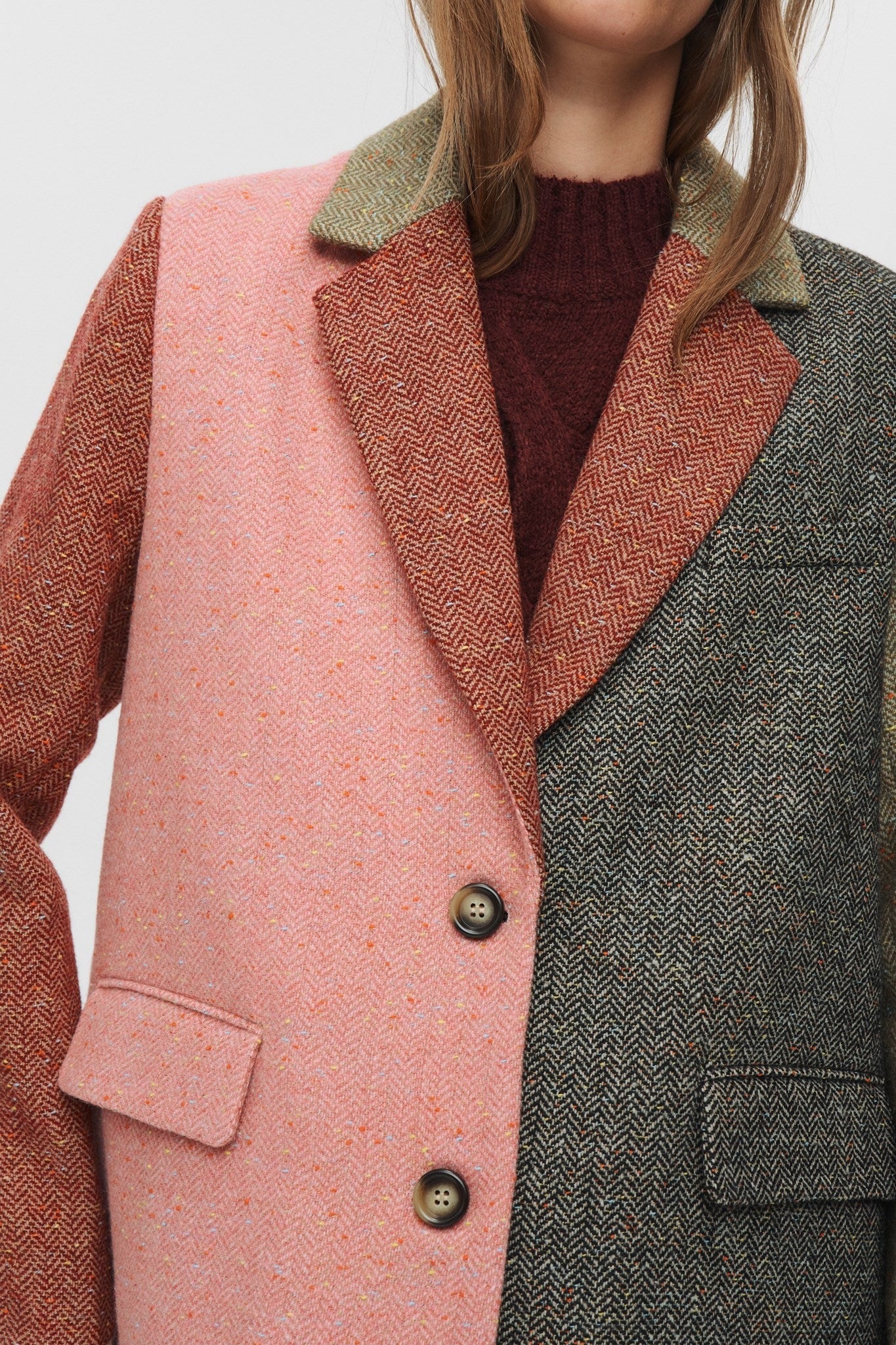 Blazer tweed multicolor CAVIAR