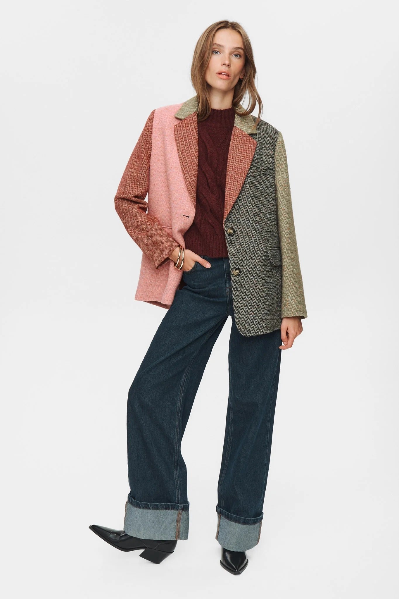 Blazer tweed multicolor CAVIAR