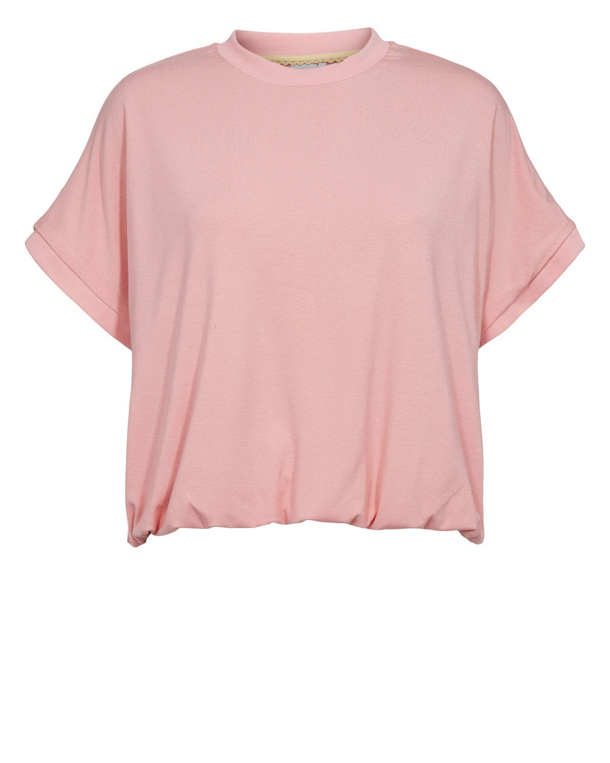 Camiseta boxy con fruncido en el bajo DEAH