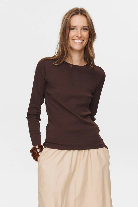 Camiseta canalé fino RINNA (línea PREMIUM)