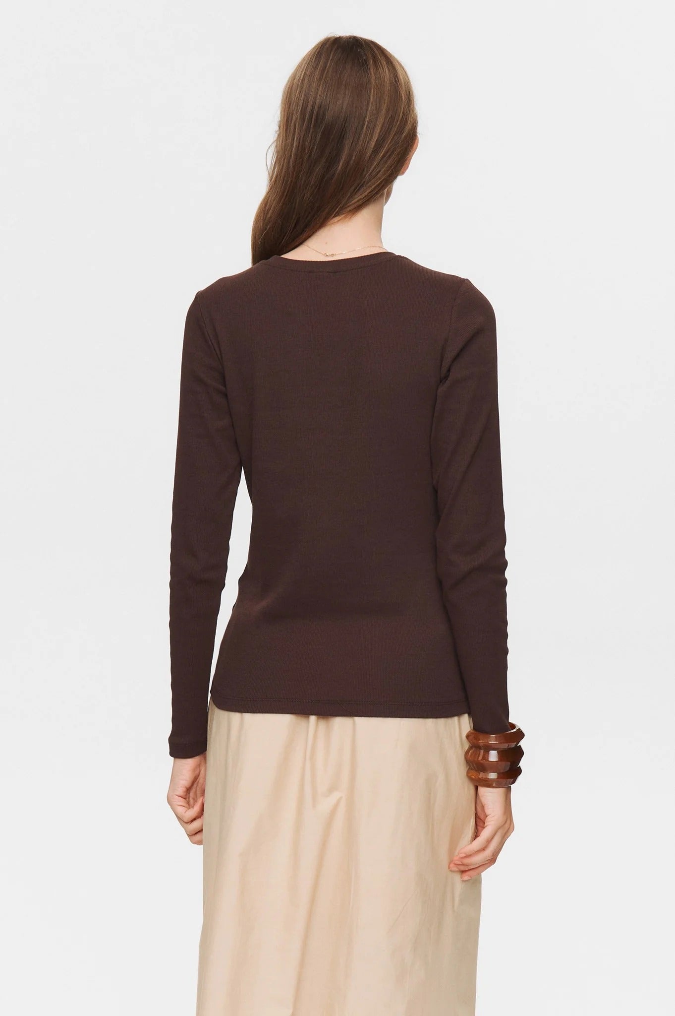 Camiseta canalé fino RINNA (línea PREMIUM)