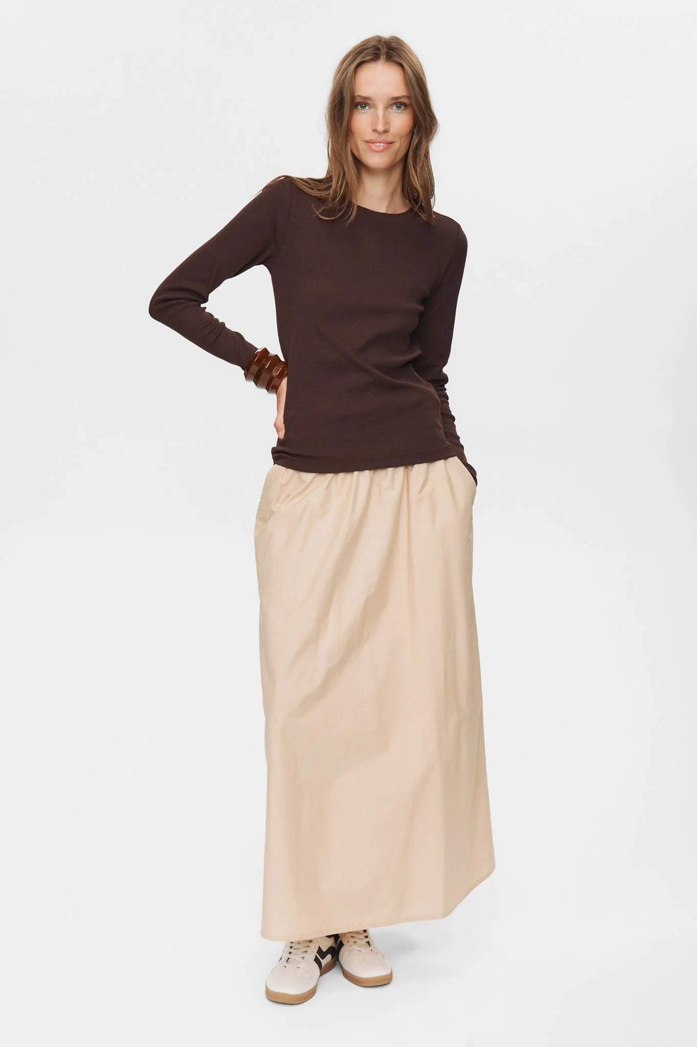 Camiseta canalé fino RINNA (línea PREMIUM)