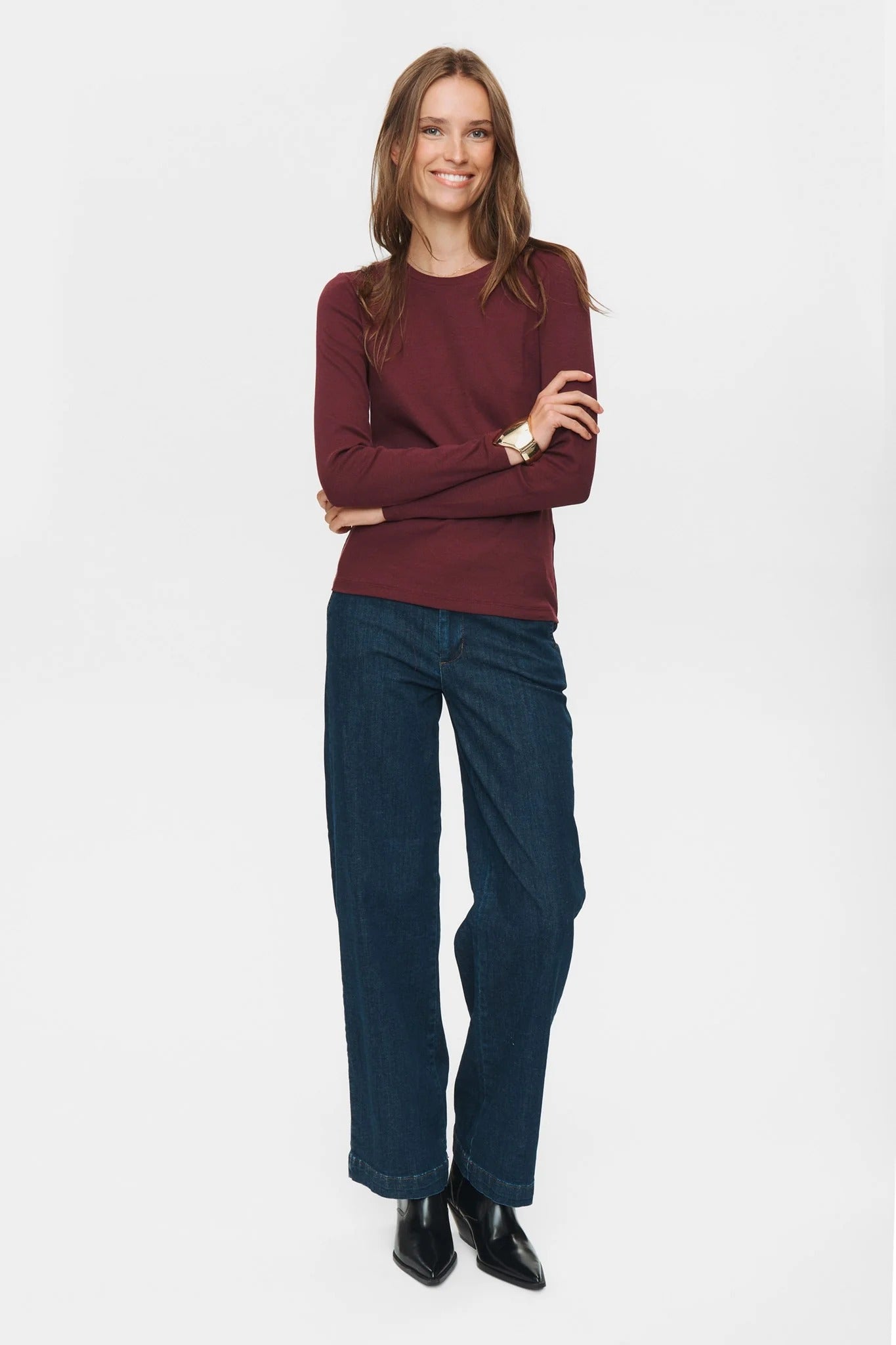 Camiseta canalé fino RINNA (línea PREMIUM)