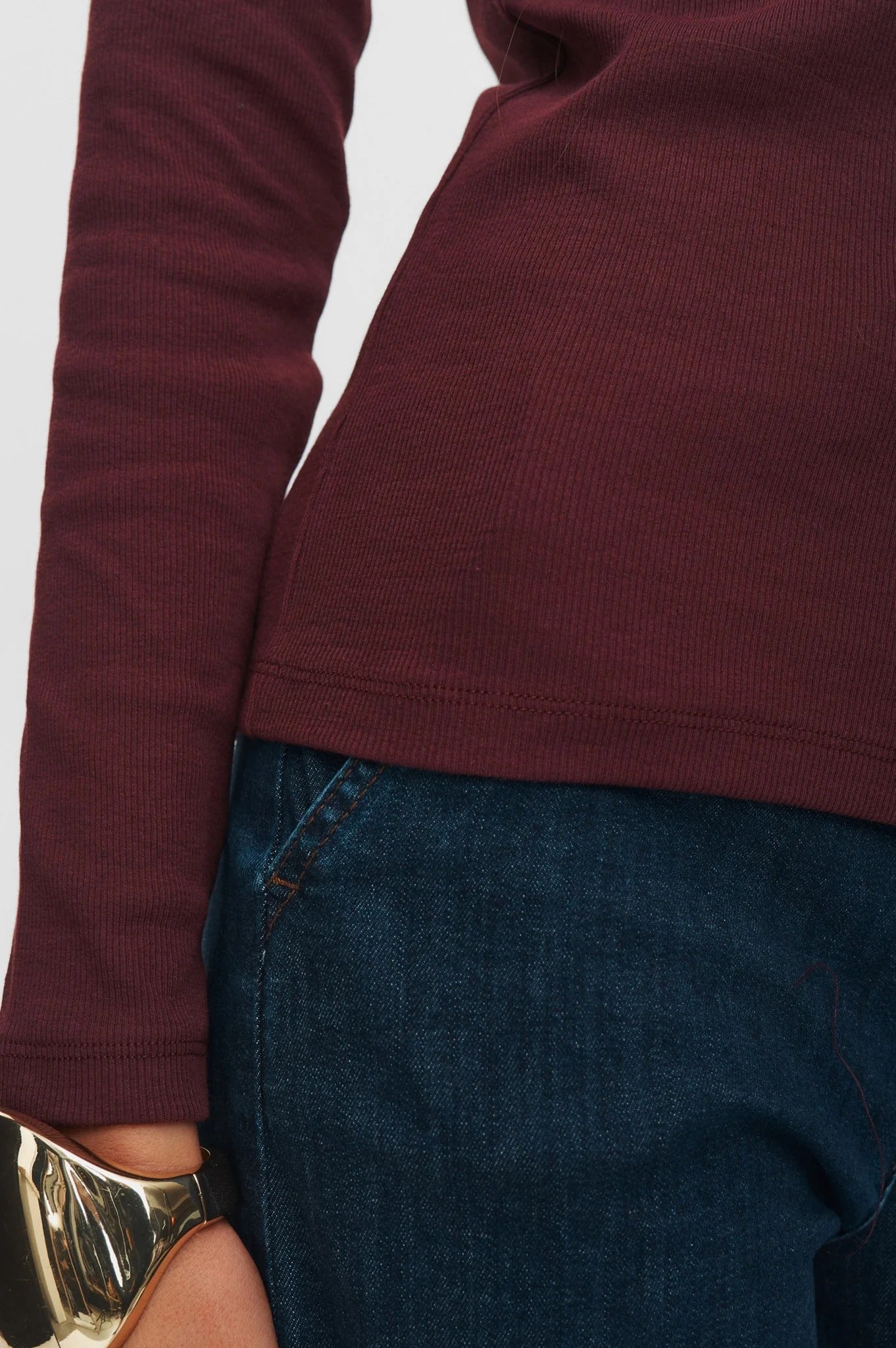 Camiseta canalé fino RINNA (línea PREMIUM)