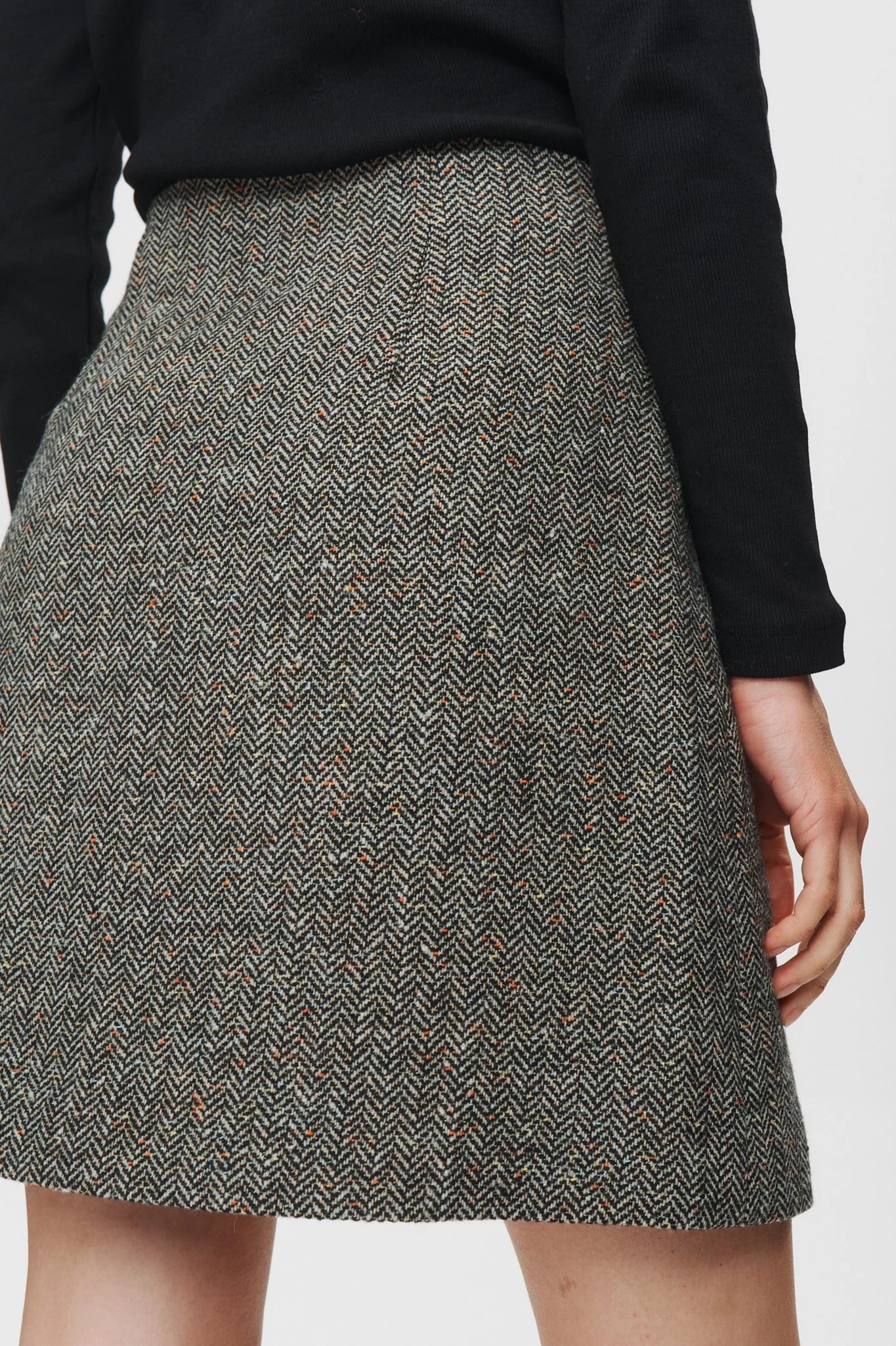 Falda tweed CAVIAR