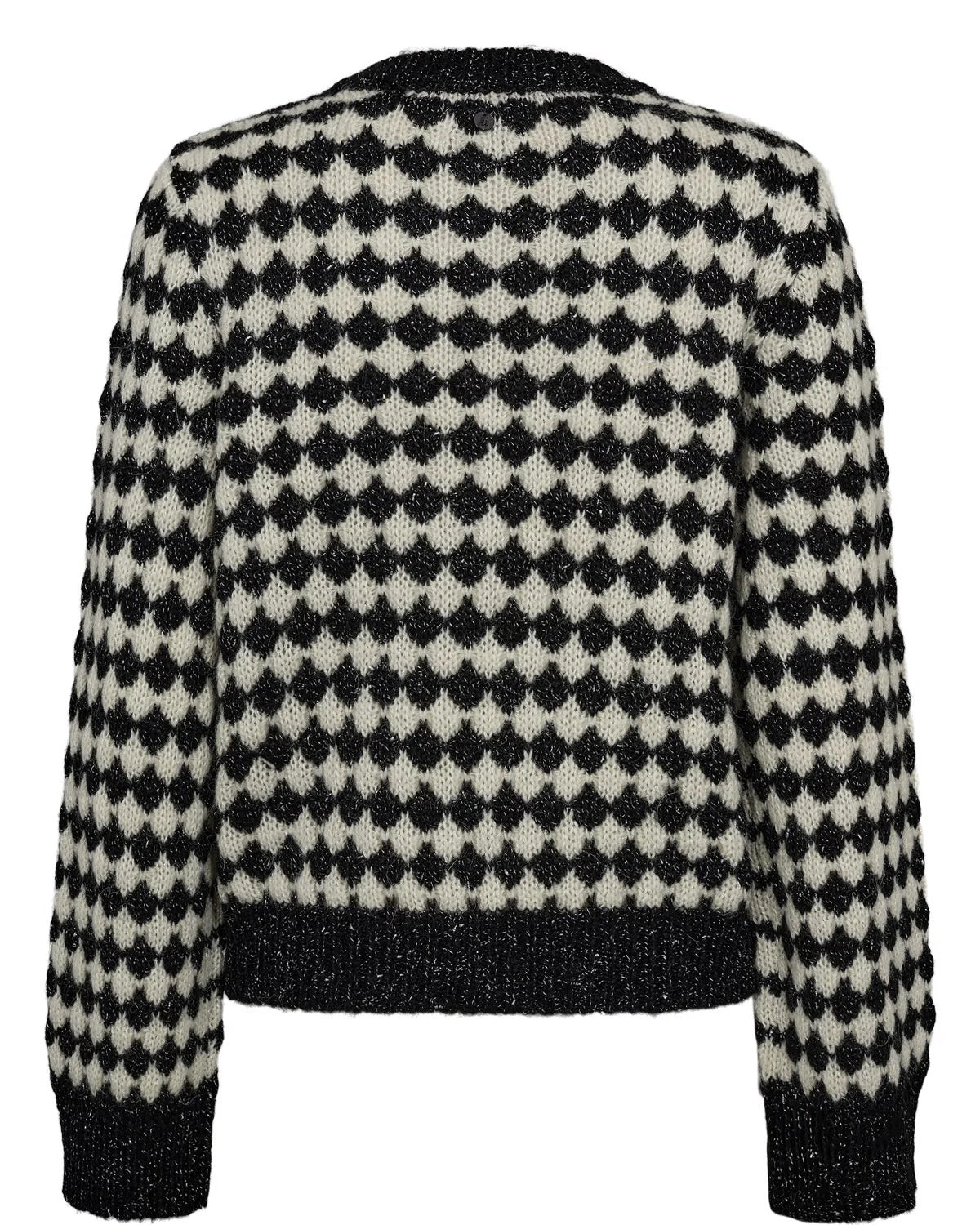 Jersey geométrico negro BILMA