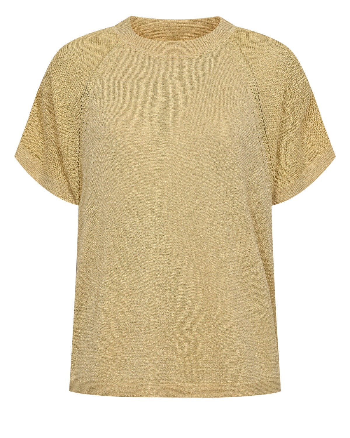 Jersey fino amarillo con toque de brillo DRACENA