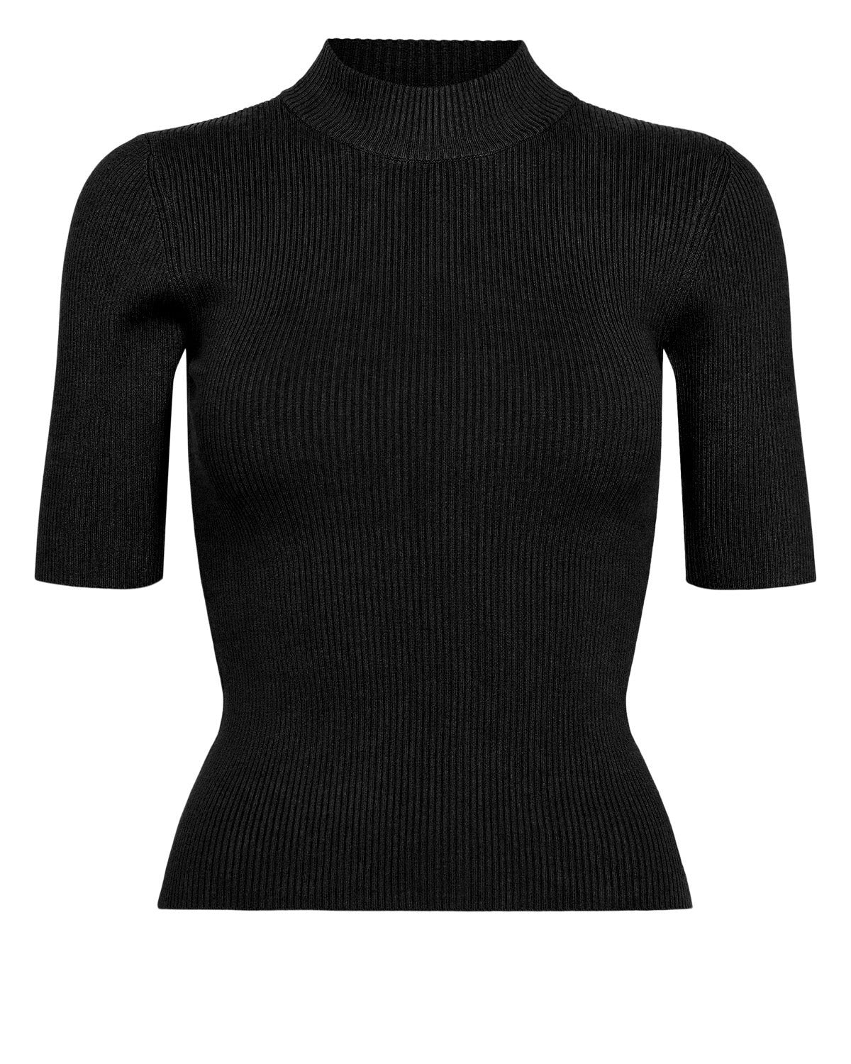 Jersey de canalé negro BEA