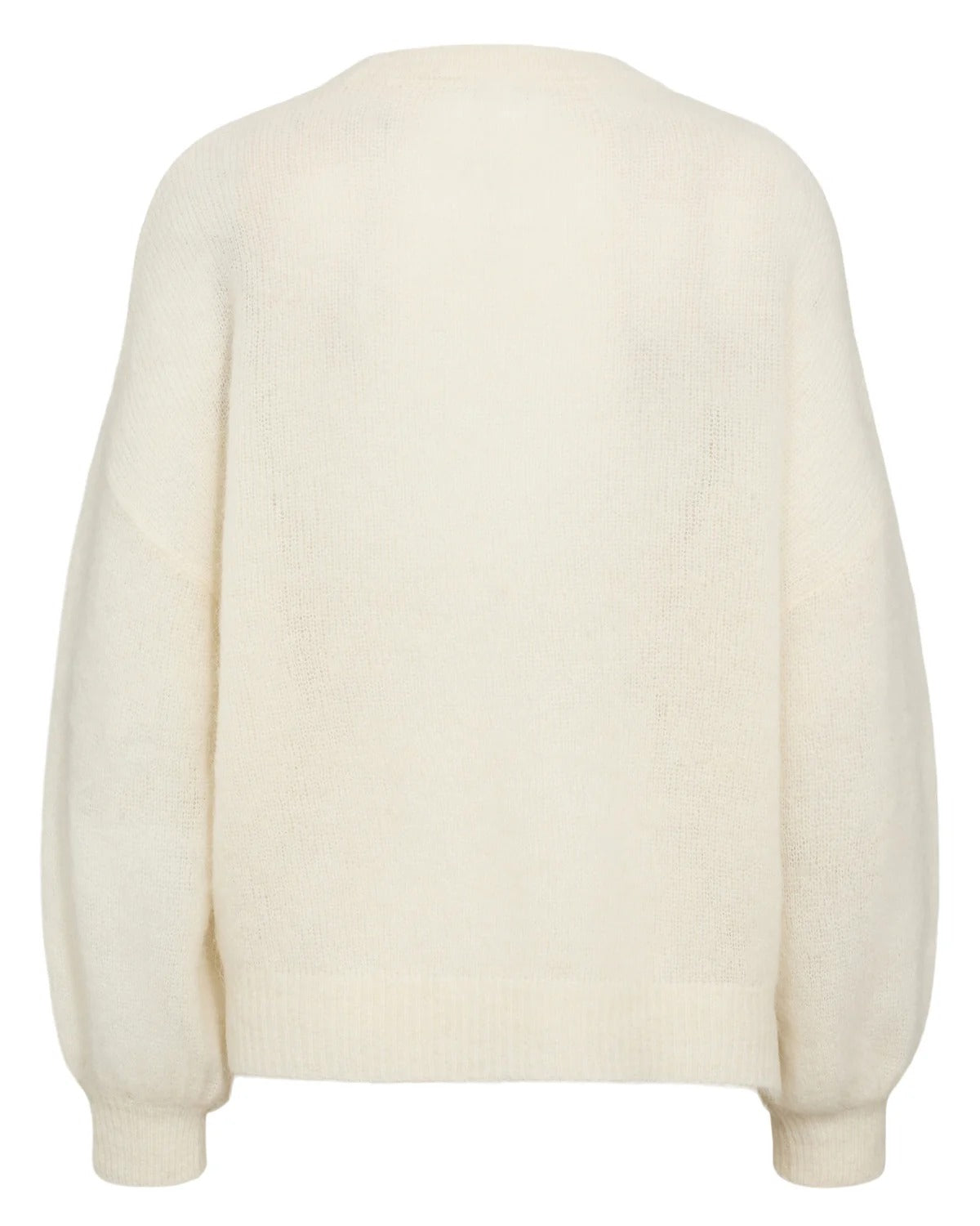 Jersey crudo mélange cuello redondo BASIA