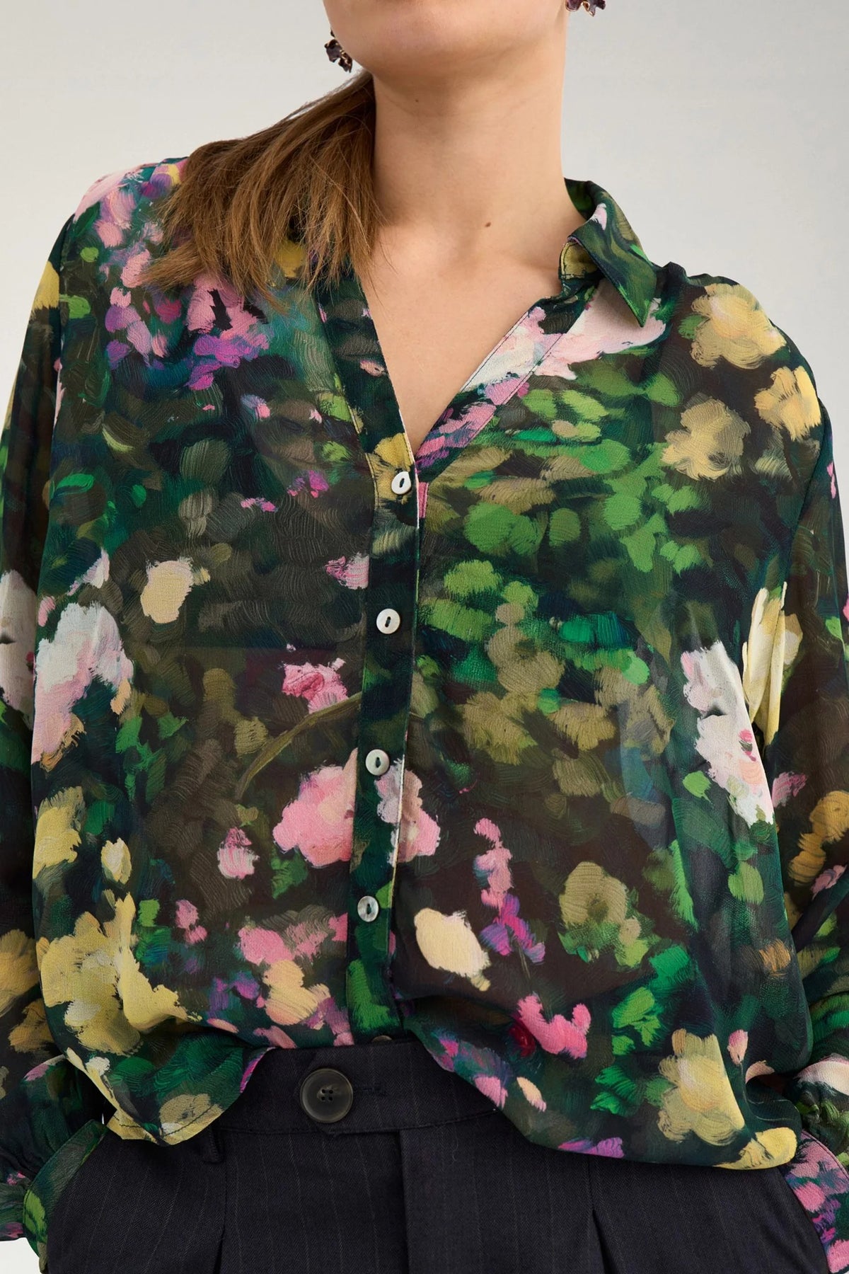 Camisa flores GARDEN
