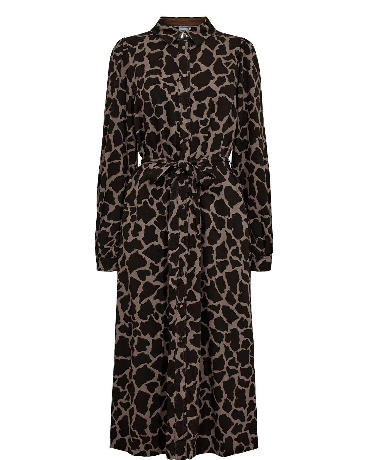 Vestido camisero estampado GIRAFFE