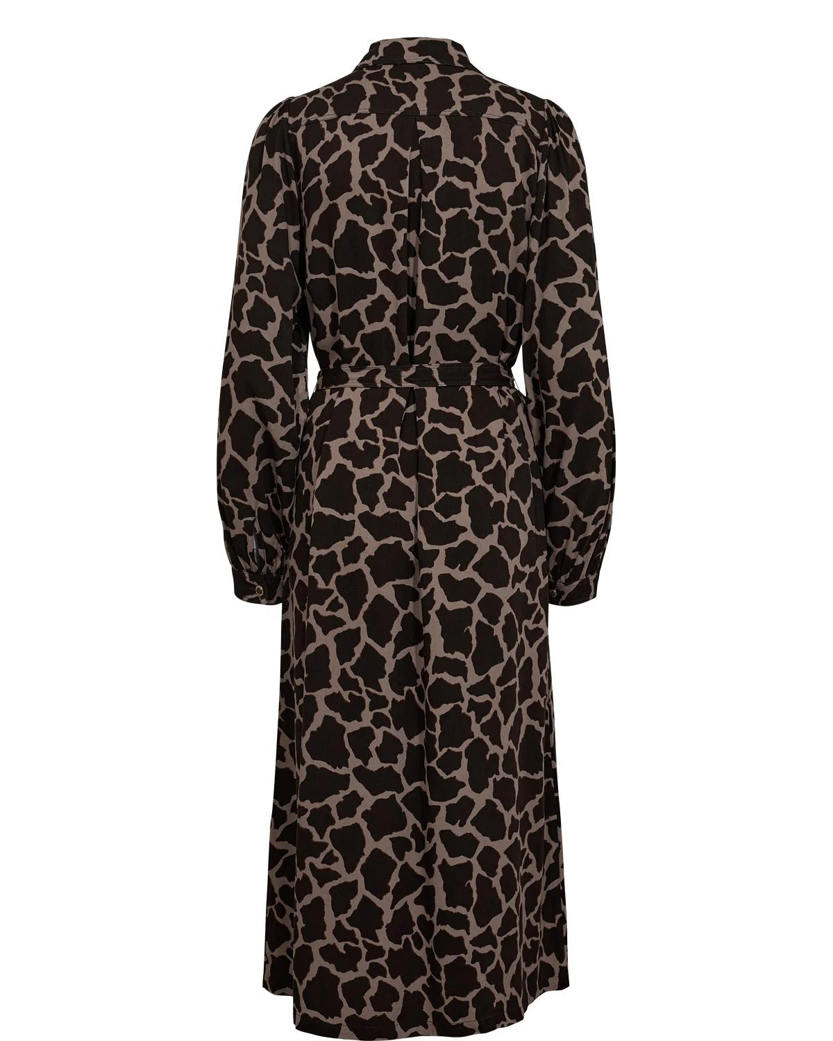 Vestido camisero estampado GIRAFFE