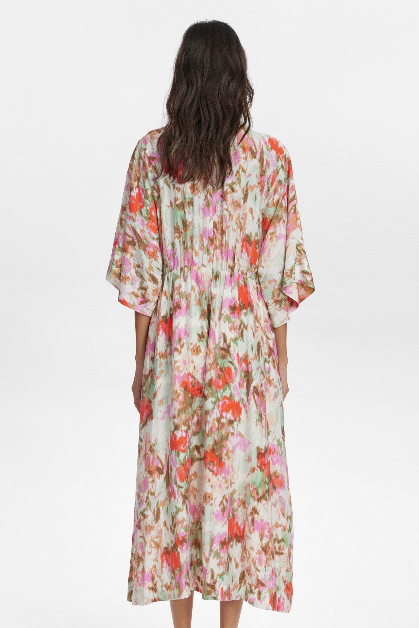 Vestido midi estampado MINNA