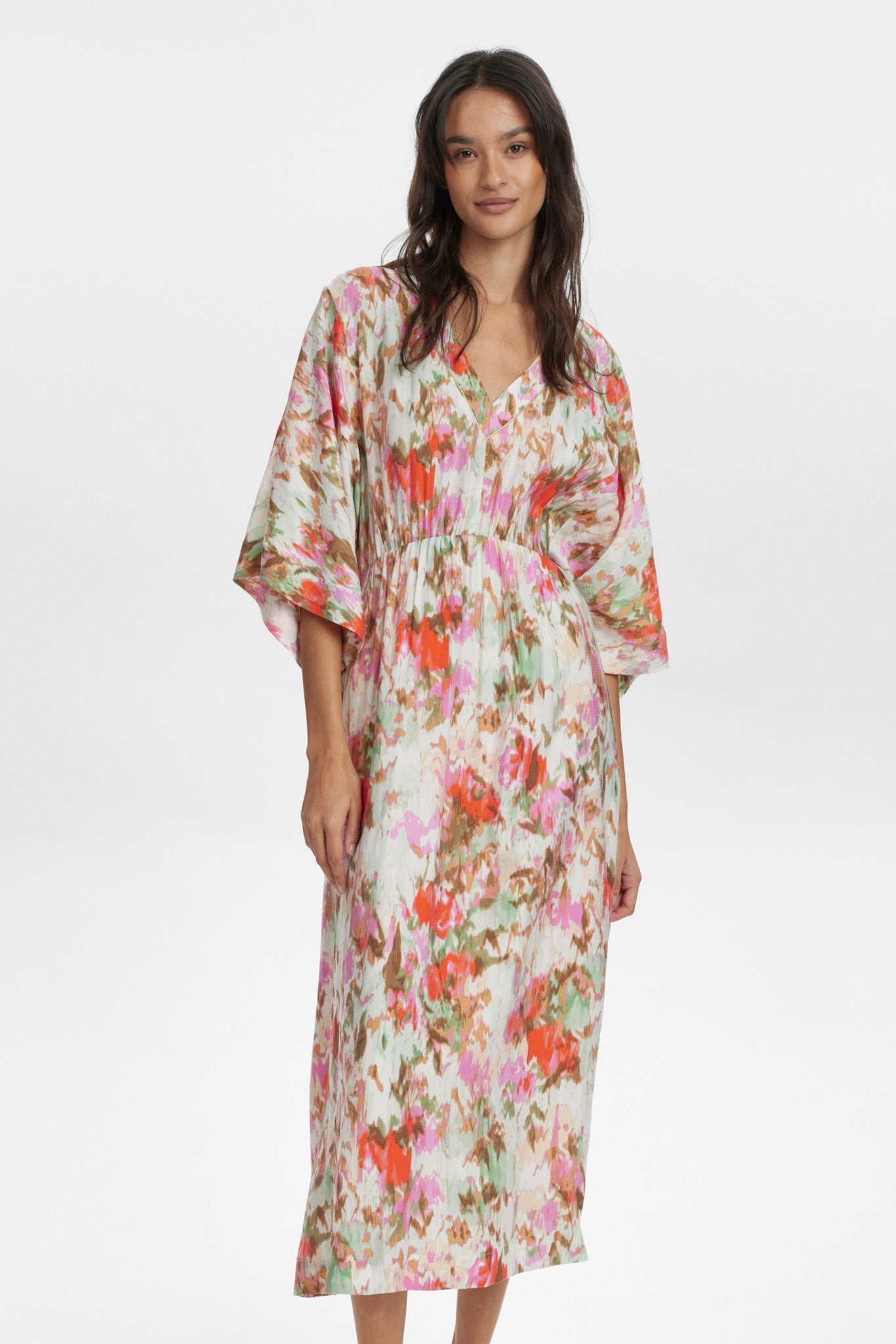 Vestido midi estampado MINNA