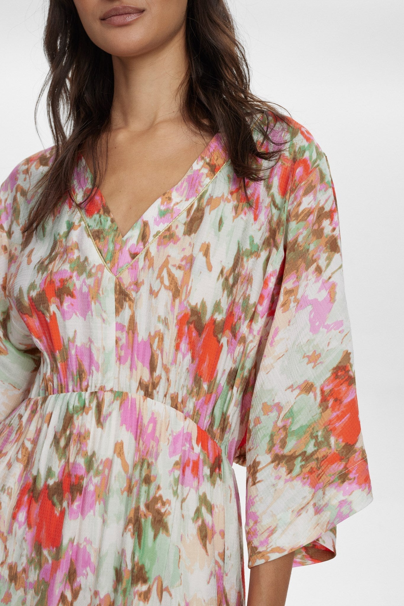 Vestido midi estampado MINNA