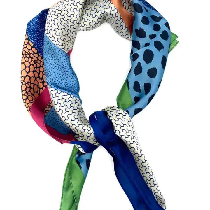 Pañuelo mix colores estampado