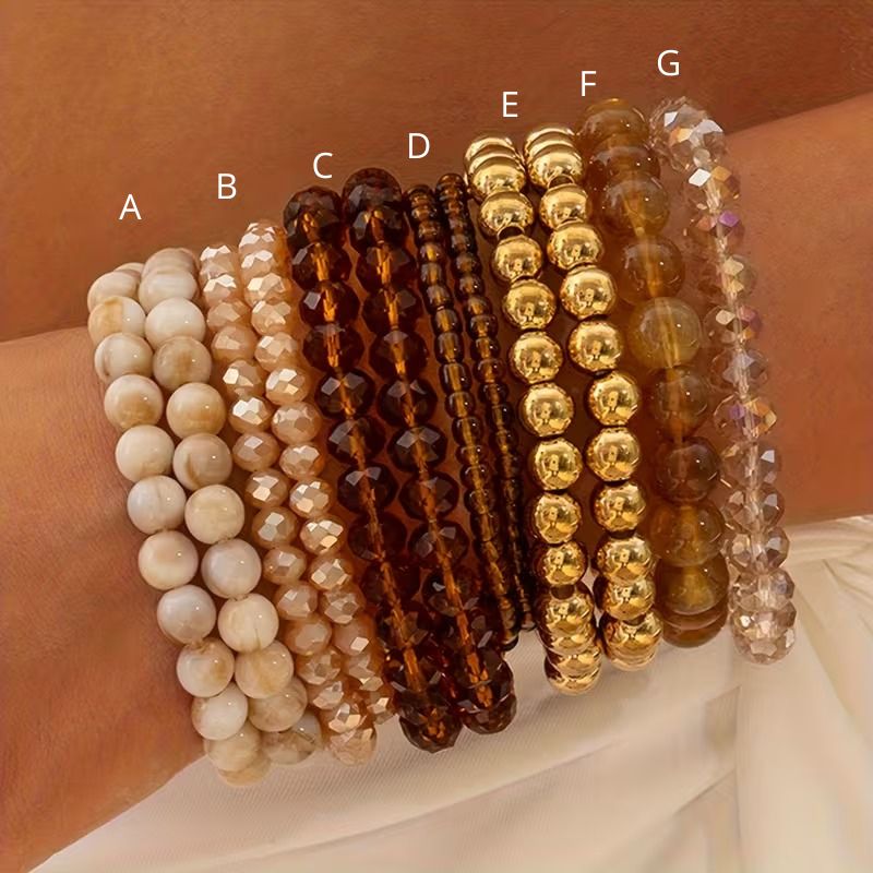 Pulseras de cuentas mix BLANDINE